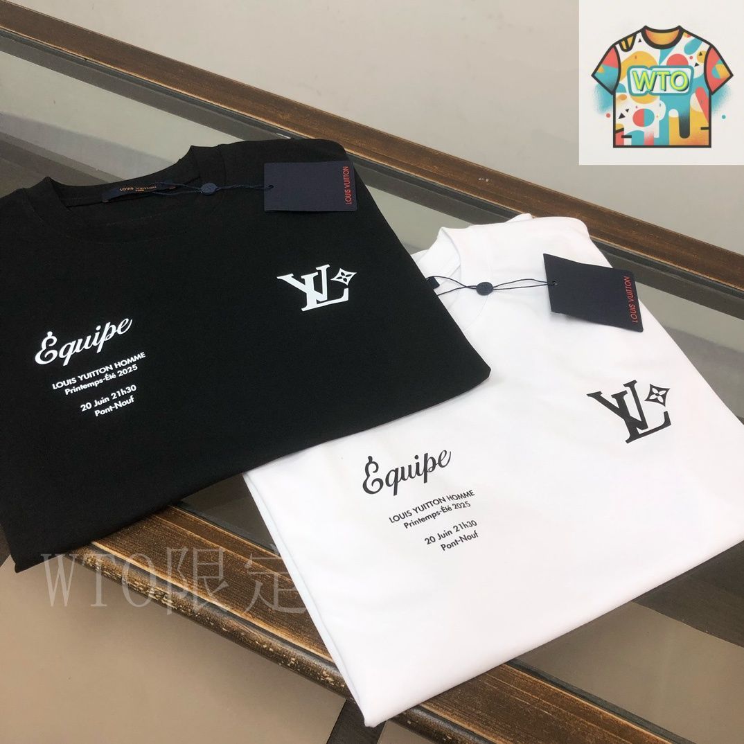 今日特価】Louis Vuitton ロゴプリント T シャツ - メルカリ