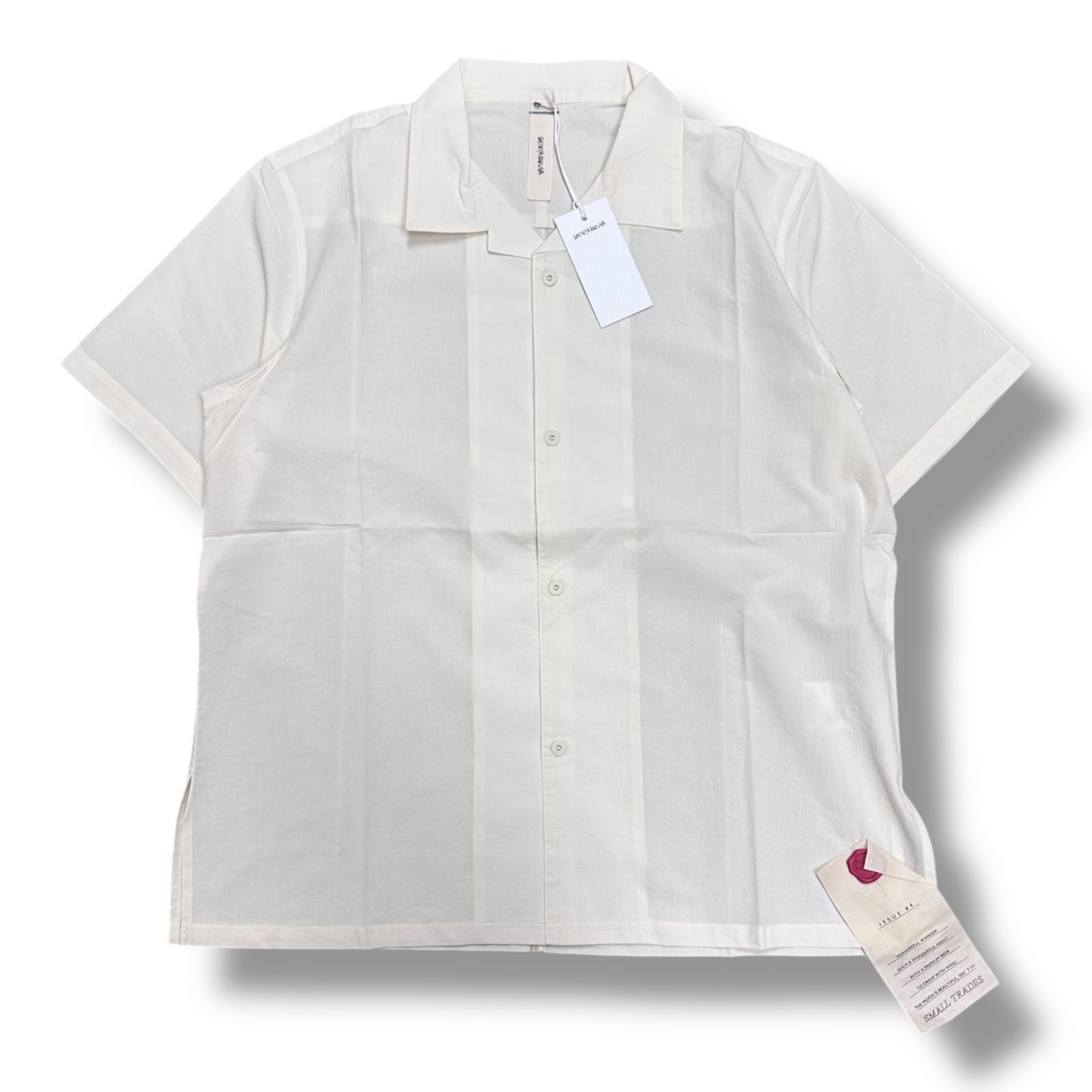 参考上代29700円 未使用品 SHINYAKOZUKA 24SS S/S SHIRT AS CANVAS 