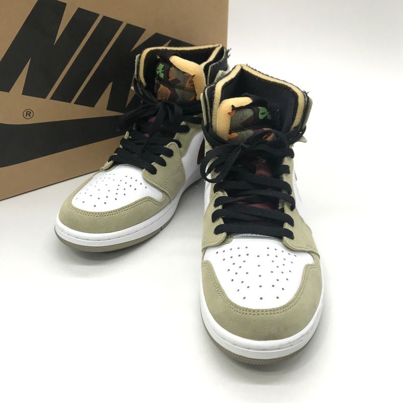 Nike スニーカー Air Jordan 1 Zoom High Comfort Neutral Olive 