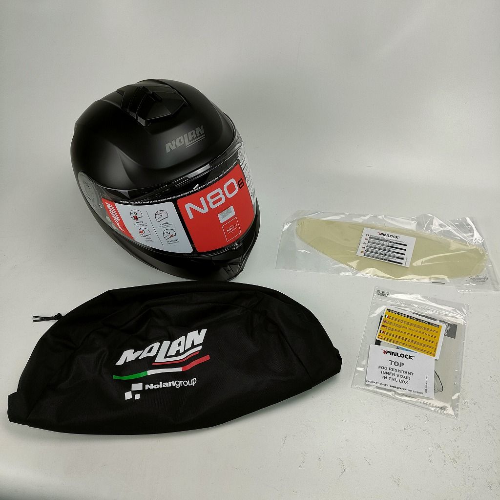 NOLAN フルフェイスヘルメット N80-8 ソリッド フラットブラック XLサイズ 29123 デイトナ 元箱 欠