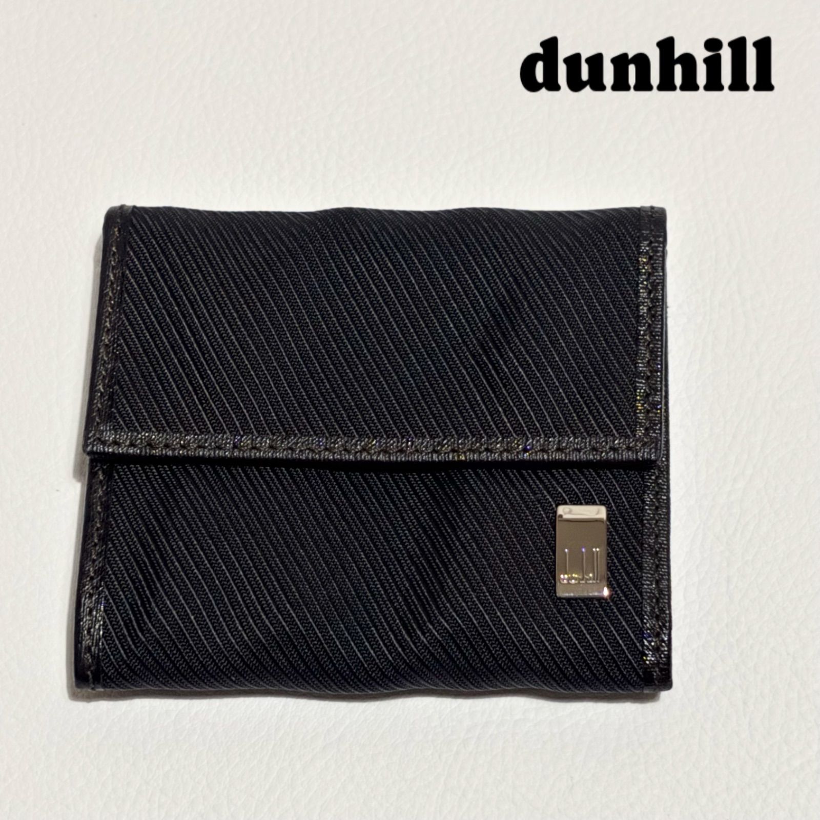 yuu◡̈⃝❁﻿　新品　未使用　dunhill ブラック コインケース dunhill ブラックレザーコインケース - メルカリ