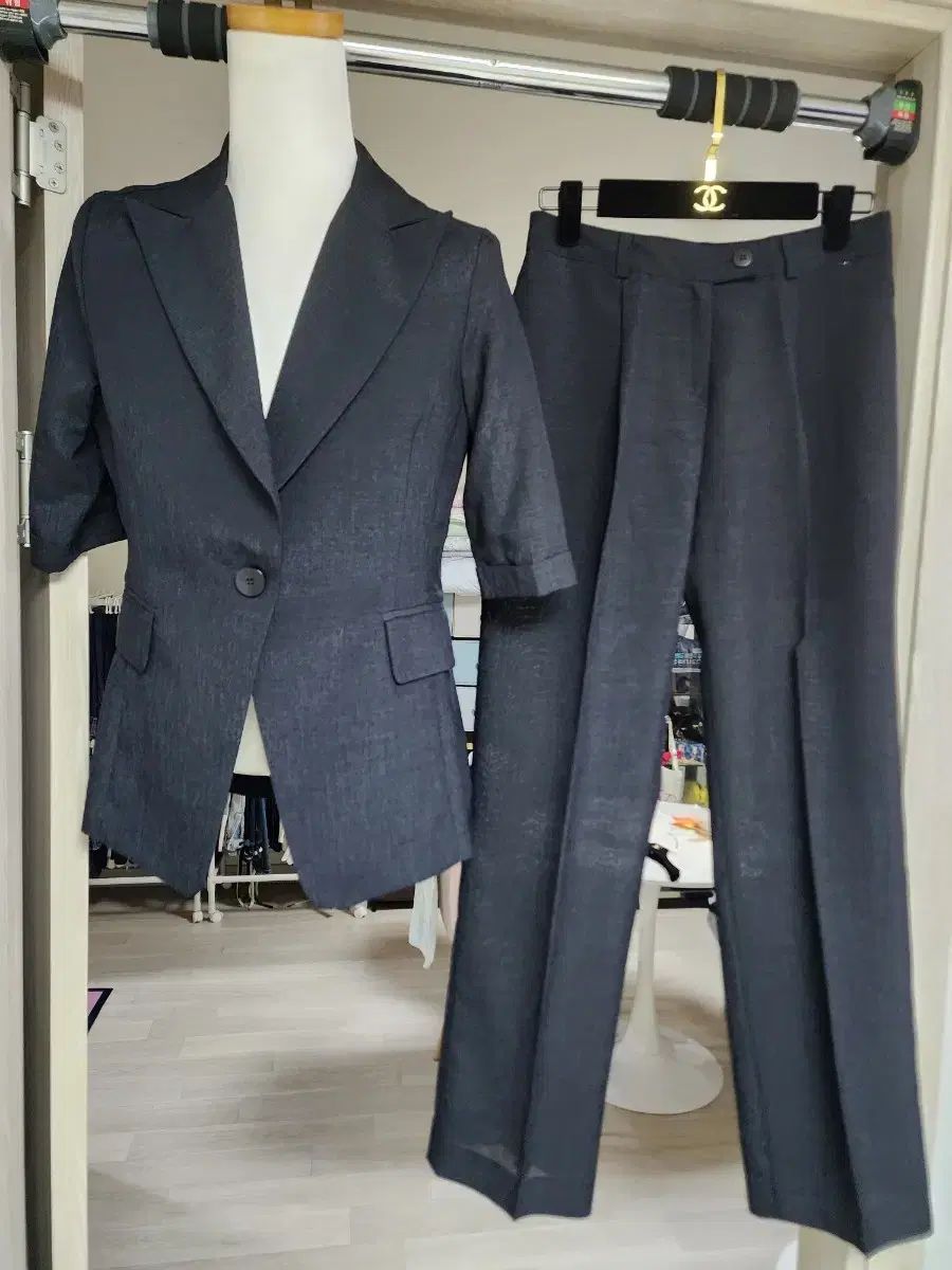 かすり工房 花 】久留米絣 パッチワークコート フード取り外し可