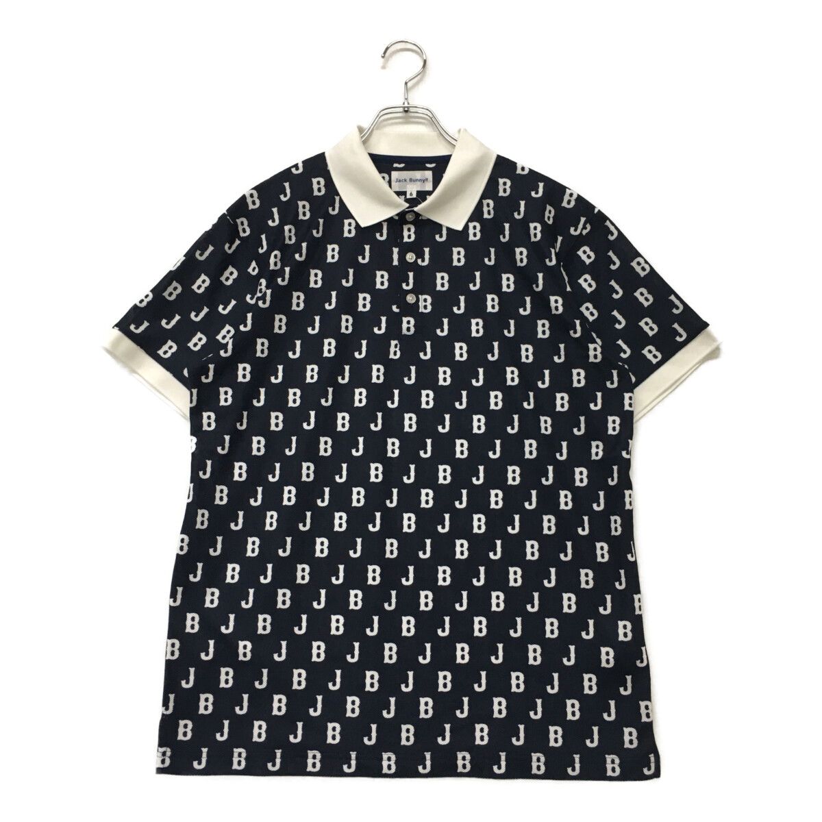中古 メンズ ジャックバニー Jack Bunny!! 半袖ポロシャツ 6(LL) 紺