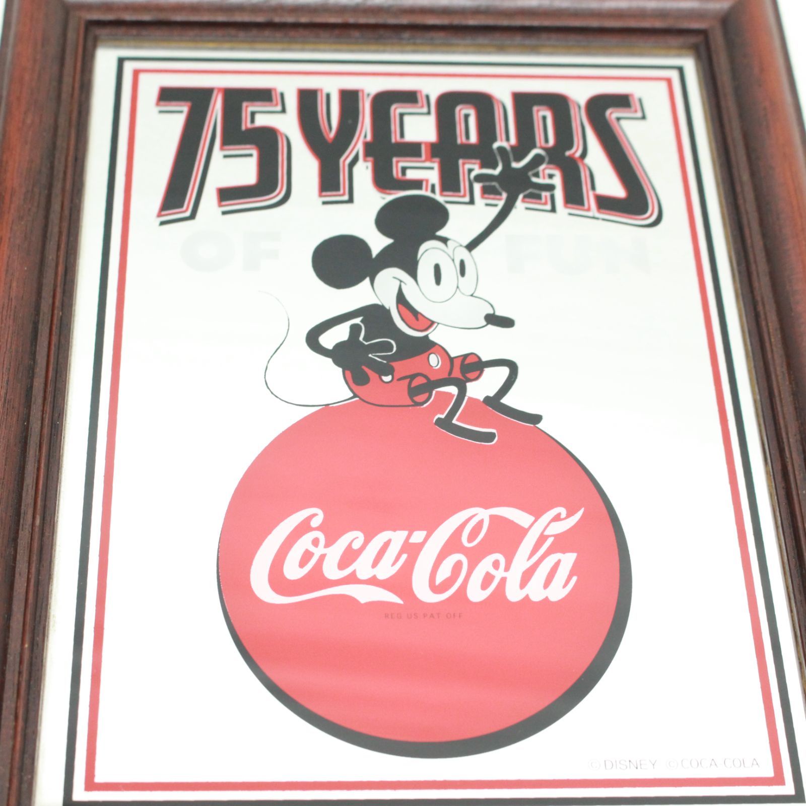 ☆440 コカコーラ ディズニー ミッキーマウス 75周年 ミラー - メルカリ