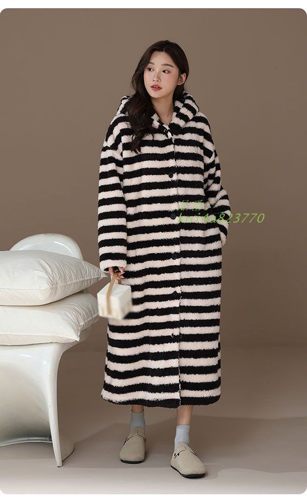 ルームウェア レディース ワンピース 寝巻き 寝間着 パジャマ お揃い ゆったり もこもこ 姉妹 着る毛布 気持ちいい 暖かい kni4a823770 DECORATOM_COM_BR