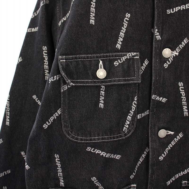 シュプリーム SUPREME 17SS denim logo chore coat デニムジャケット