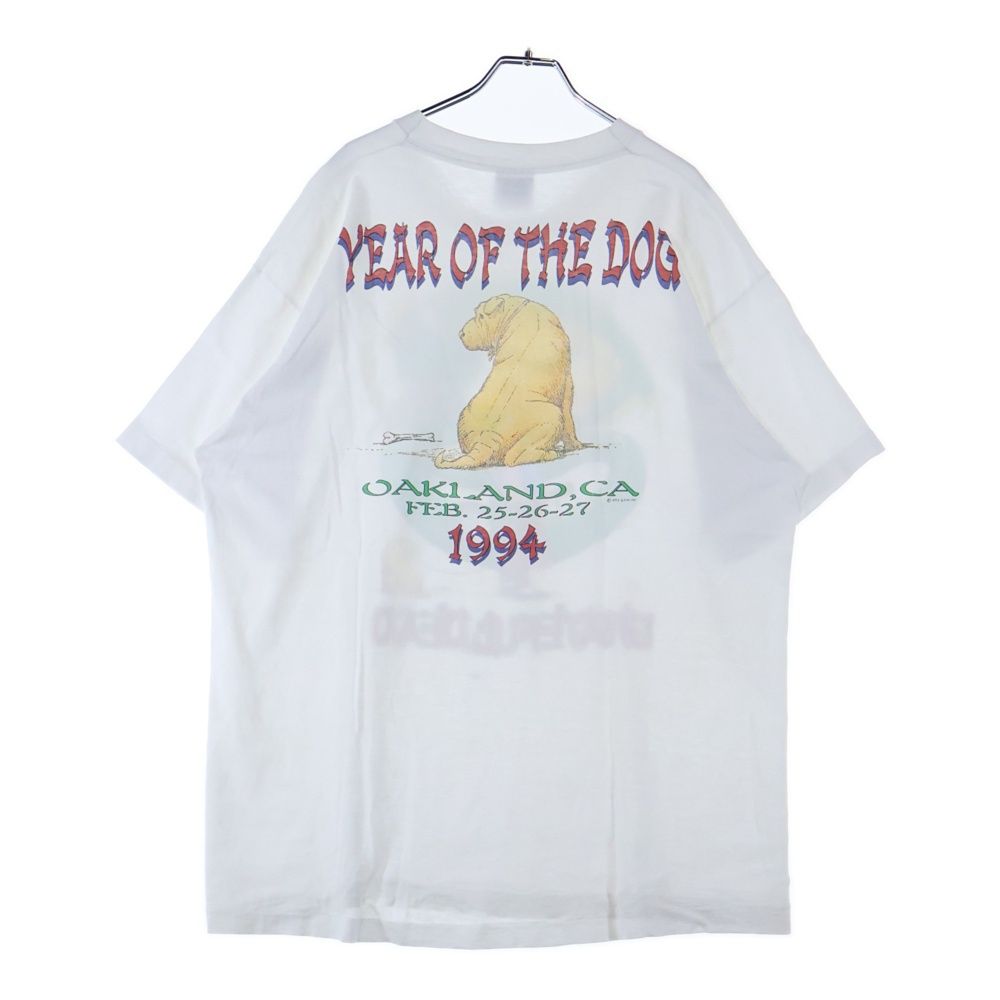 VINTAGE ヴィンテージ 90s GRATEFUL DEAD 1994 YEAR OF THE DOG TEE グレイトフルデッド 両面プリント半袖Tシャツ カットソー ホワイト