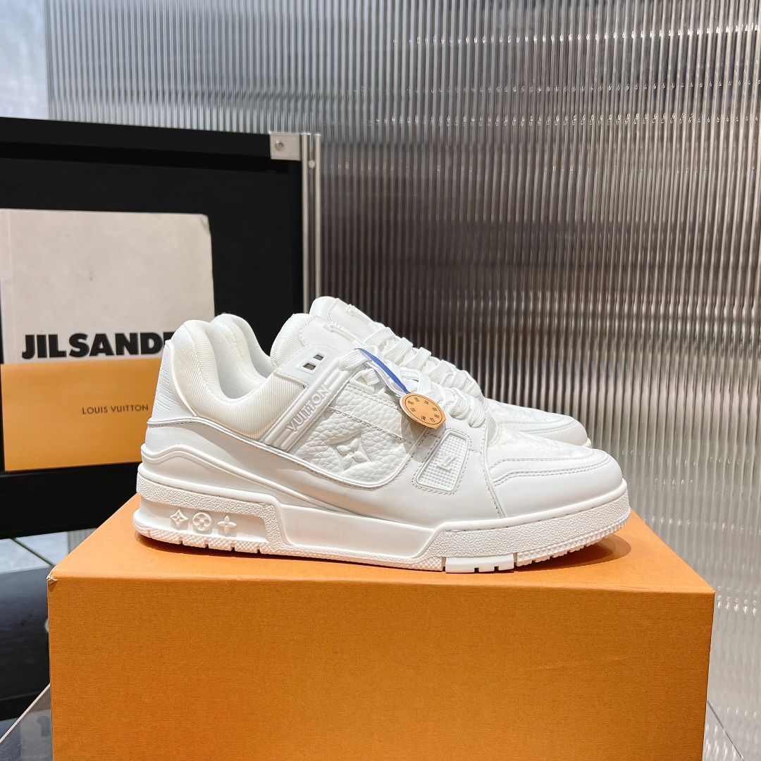 【大注目品】LOUIS VUITTON★Trainer Maxi スニーカー ヴァージル・アブローによるルイ・ヴィトン、世界9都市だけの