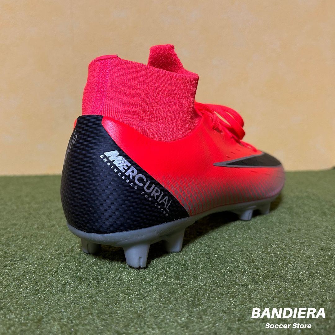 ナイキ マーキュリアル スーパーフライ6PRO CR7 AG(レッド×シルバー) ナイキ マーキュリアル スーパーフライ6PRO CR7 AG(レッド