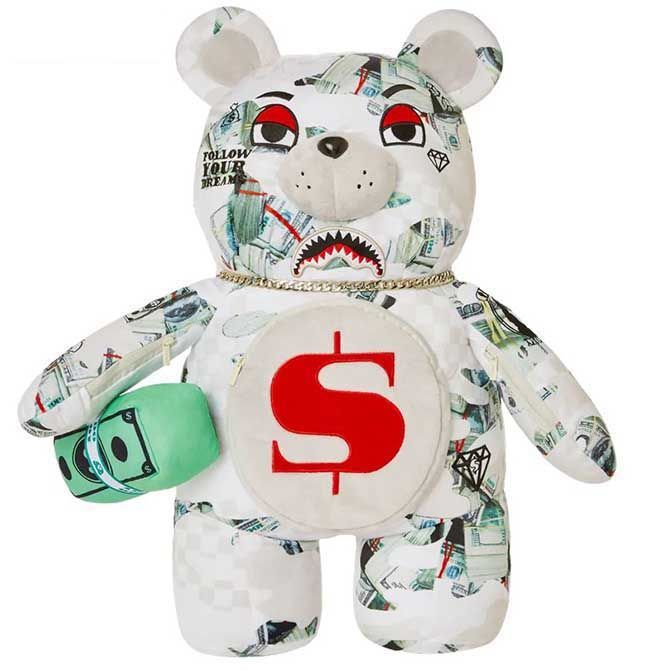 SPRAYGROUND スプレイグラウンド POWDER 3am MONEY BEAR BACKPACK 