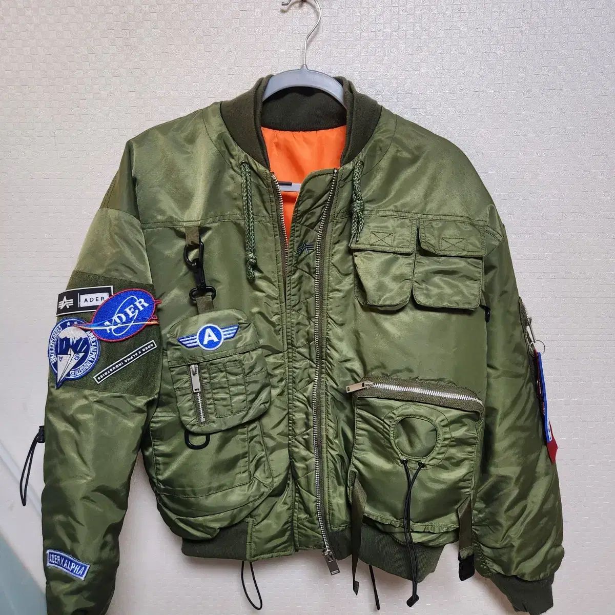 ADER ERROR アーダーエラー ALPHA INDUSTRIES アルファ インダストリーズ ma ー 1 ジャケット 航空 ブルゾン
