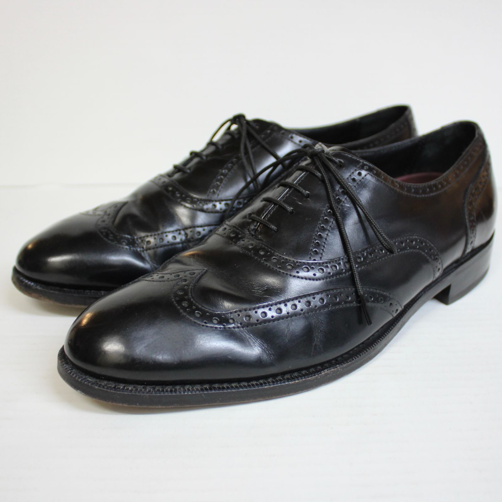 フローシャイム　25cm 革靴　ビジネスシューズ　ウイングチップ FLORSHEIM /フローシャイム ウイングチップシューズ US7 1/2D