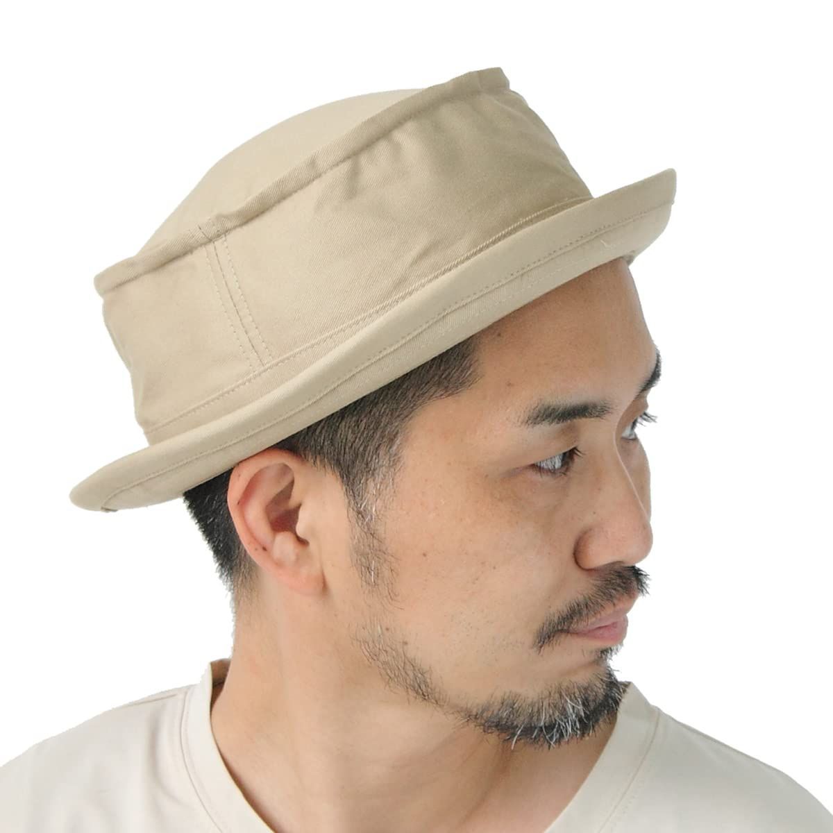 ｒｅｇｎｕｕ ポークパイハット メンズ 大きいサイズ 夏 日本製 リヌー 帽子 コットン ツイル ビッグサイズ ポークパイ