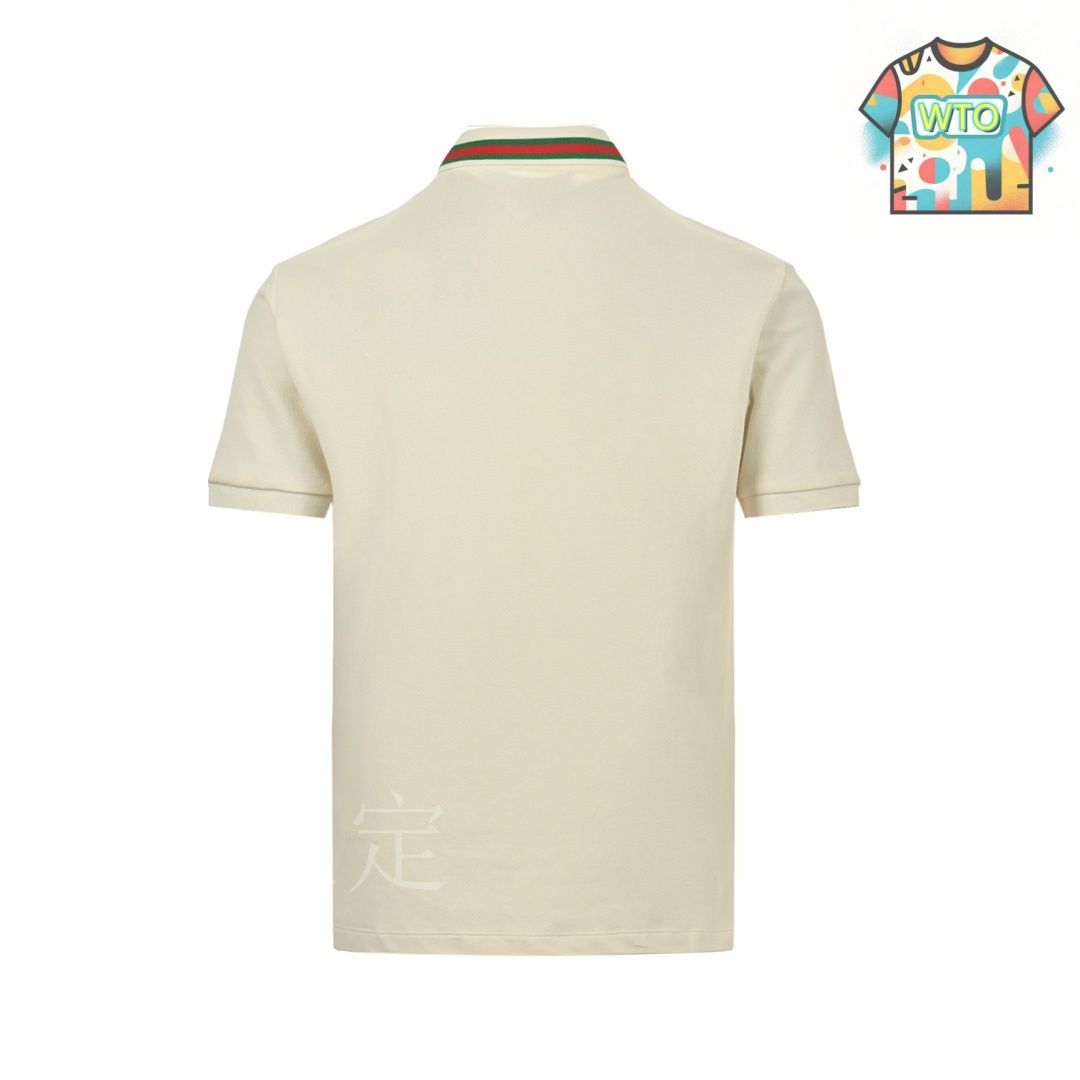 GW断捨離特別価格！ GUCCI ホワイト ポロシャツ 蜂刺繍 GUCCI xヒグチユウコ刺繍 Tシャツ ホワイト - メルカリ