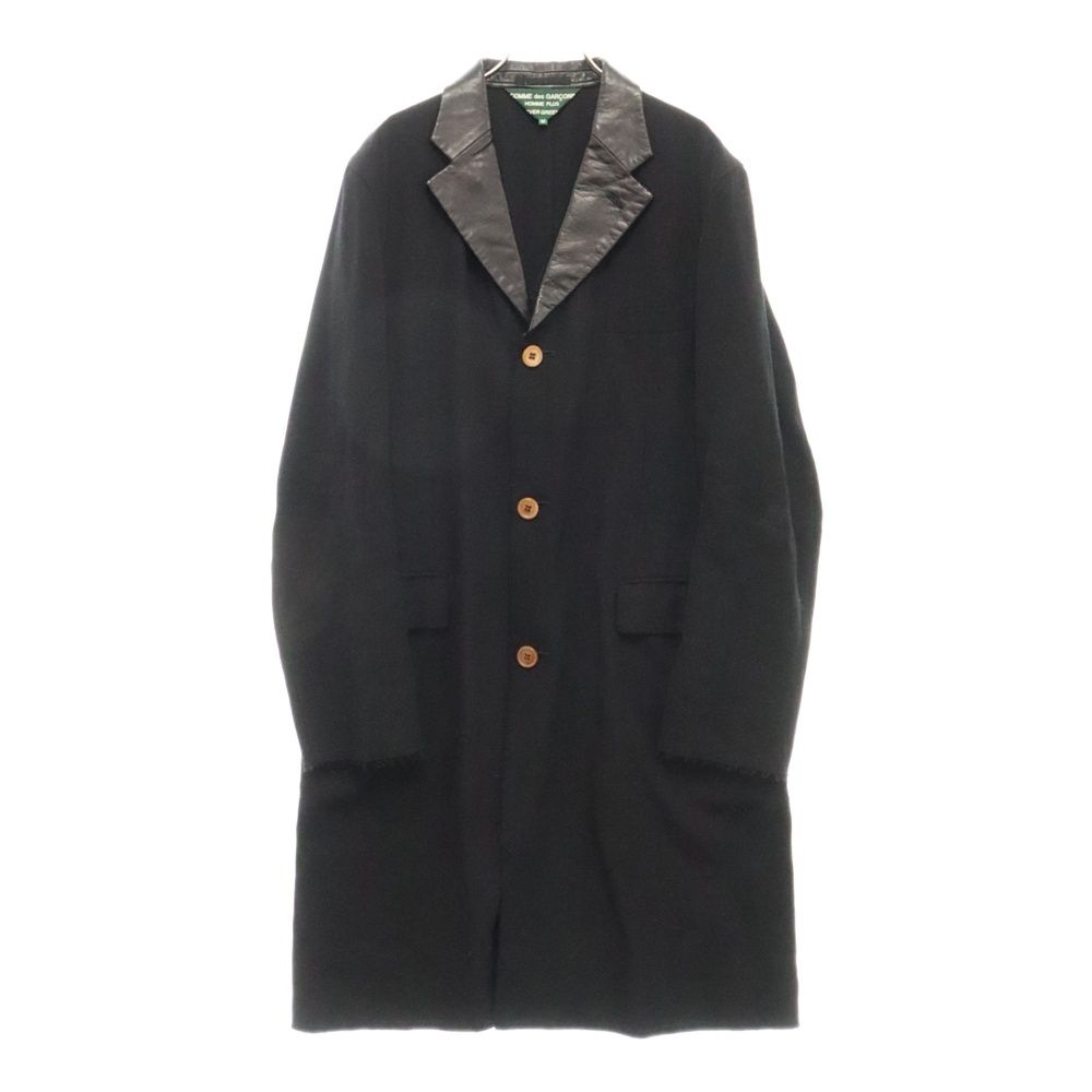 コムデギャルソン　オムプリュス　エバーグリーン　レザーラペルコート COMME des GARCONS HOMME PLUS (コムデギャルソンオムプリュス) 07AW