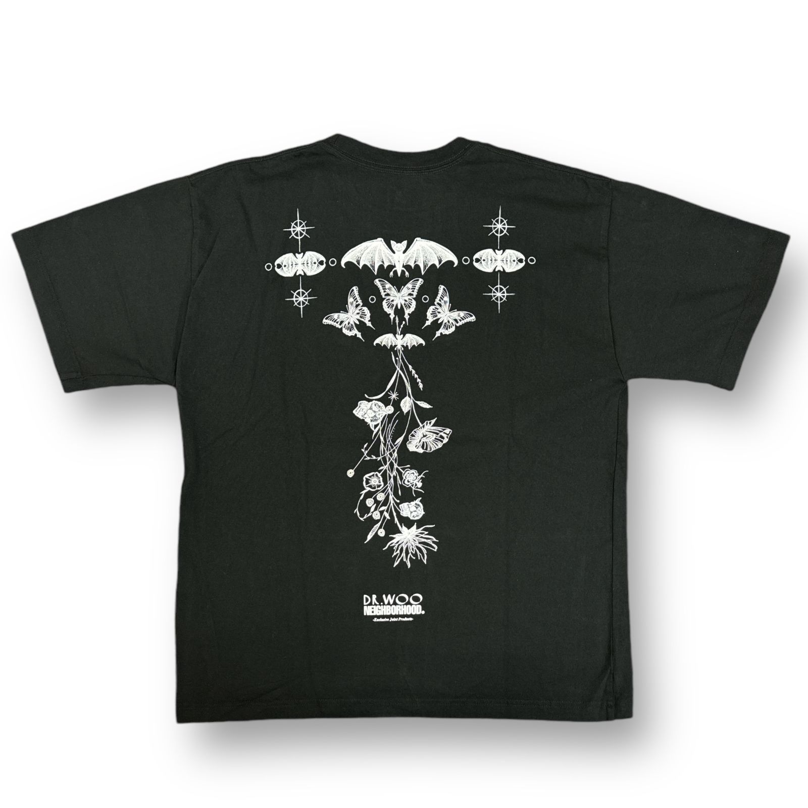新品 NEIGHBORHOOD × DR WOO 24SS プリントTシャツ カットソー 