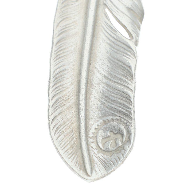  ゴローズ メタル付き特大フェザー 右向き ネックレストップ メンズ 特大 ネックレス アクセサリー