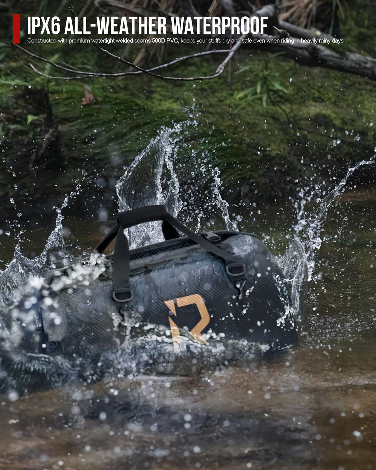 ワンタッチ装着 反射テープ付き