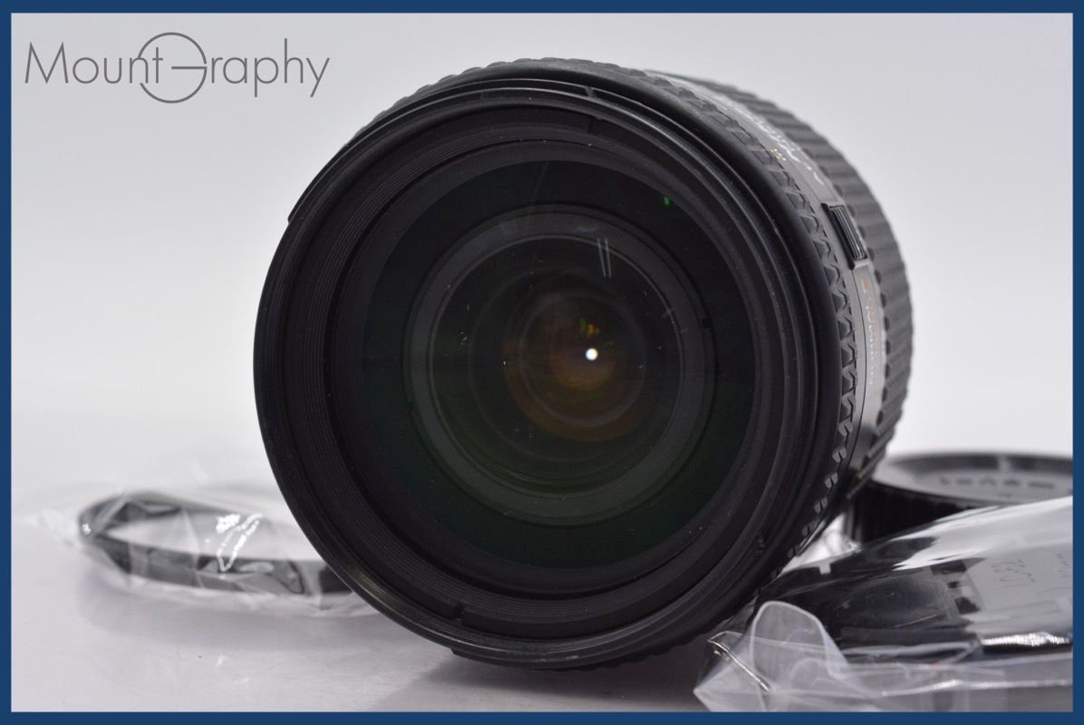 上 ニコン Nikon AF NIKKOR 28-105mm F3.5-4.5 D 前後キャップ-レンズフィルター付 完動 同梱可 mj5520