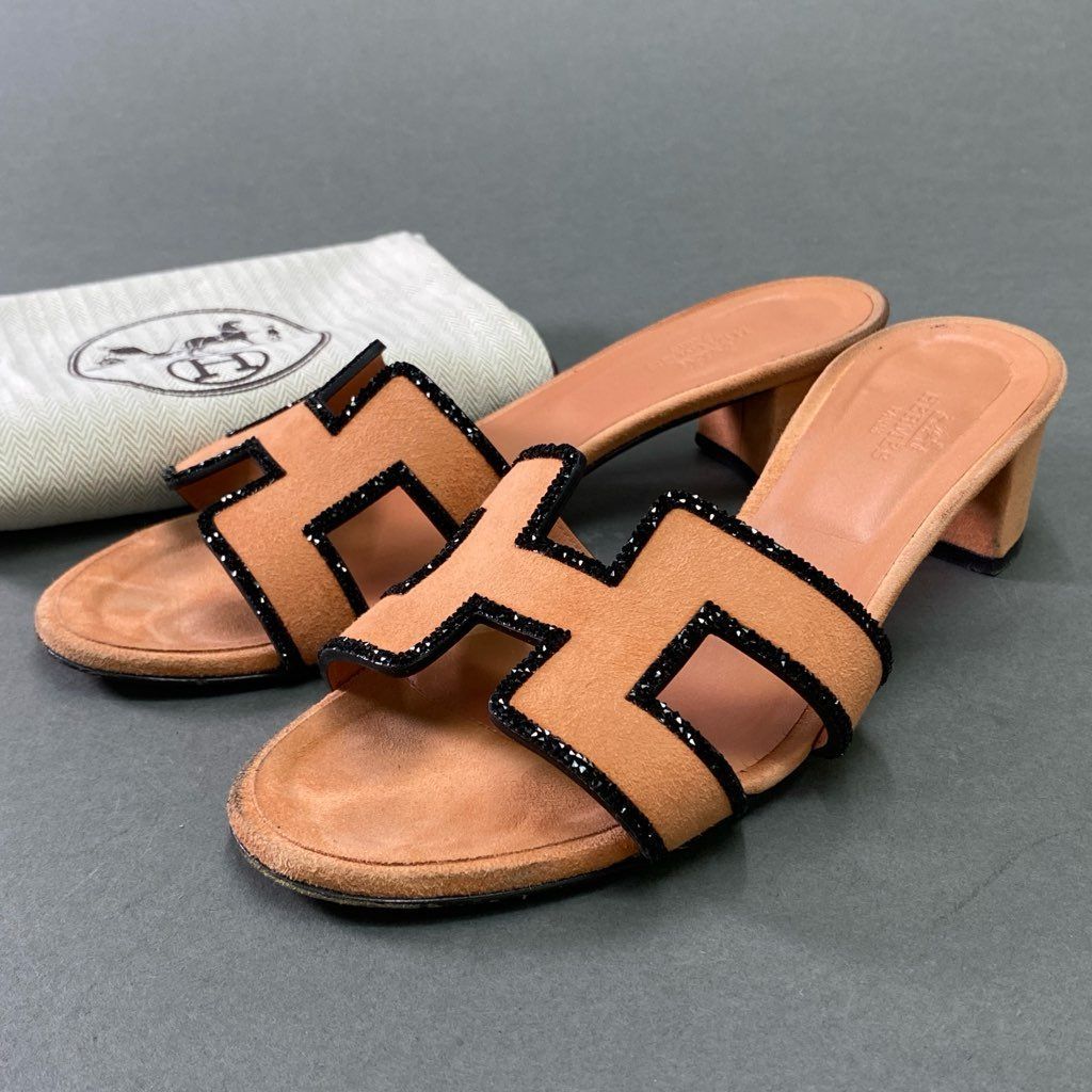 HERMES エルメス オアジス スエード レザー サンダル35 1/2 HERMES エルメス オアジス スエード レザー サンダル35 1/2 サンダル