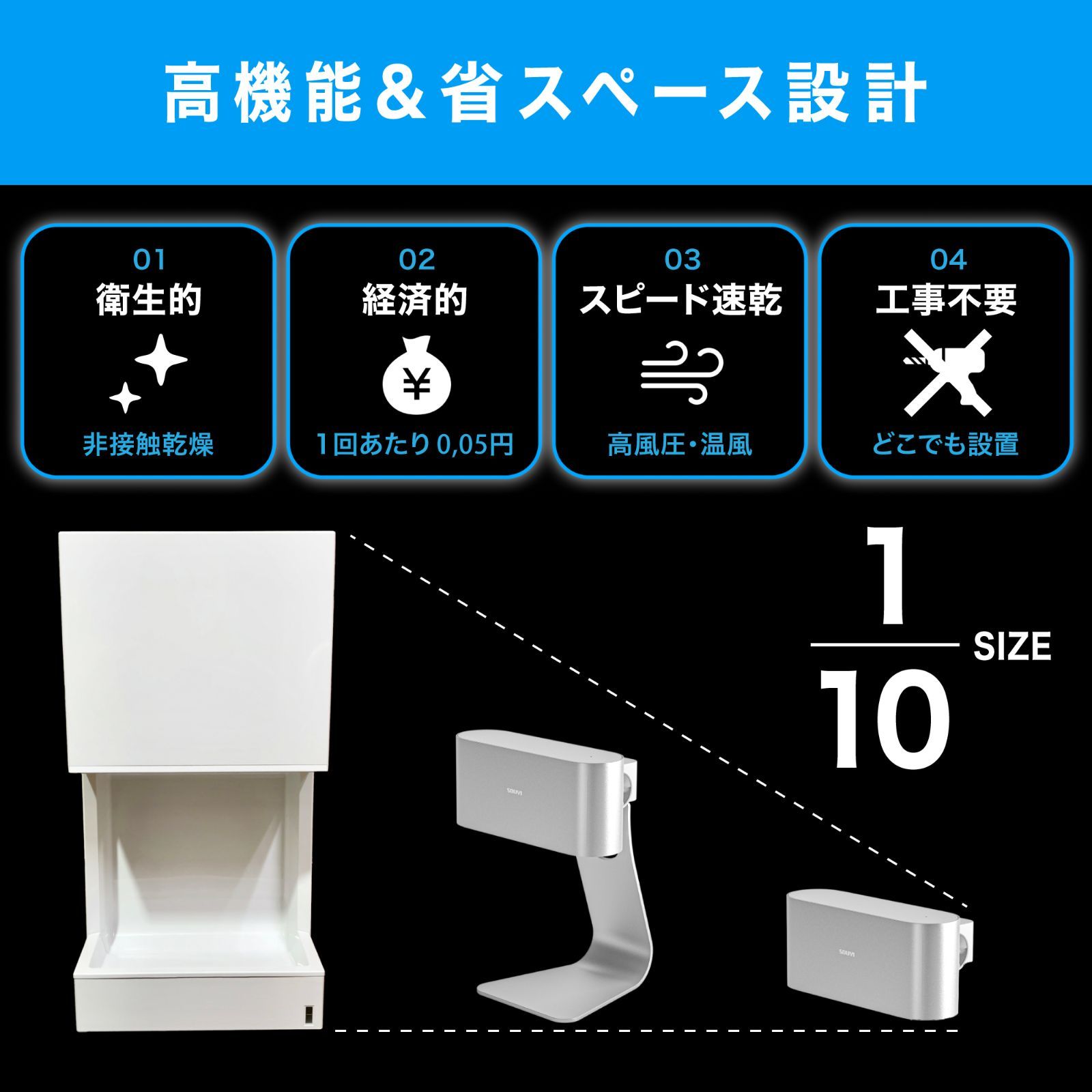 ハンドドライヤー | 家庭用 家電 生活家電 便利家電 便利 プレゼント