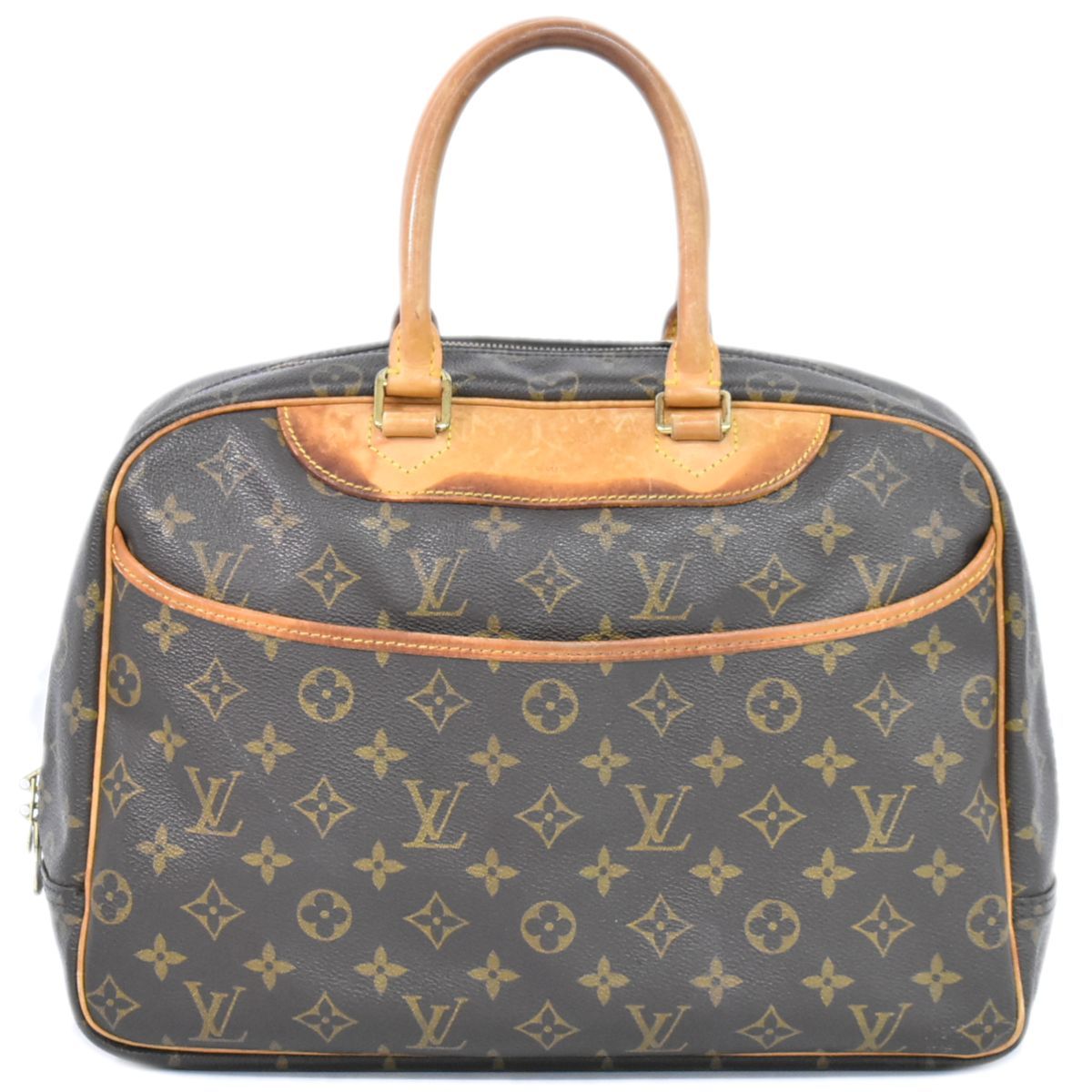 本物 ルイヴィトン LOUIS VUITTON LV ドーヴィル モノグラム ハンドバッグ ブラウン M47270 Dauville ビトン バッグ  中古 【フォロー割】 - メルカリ