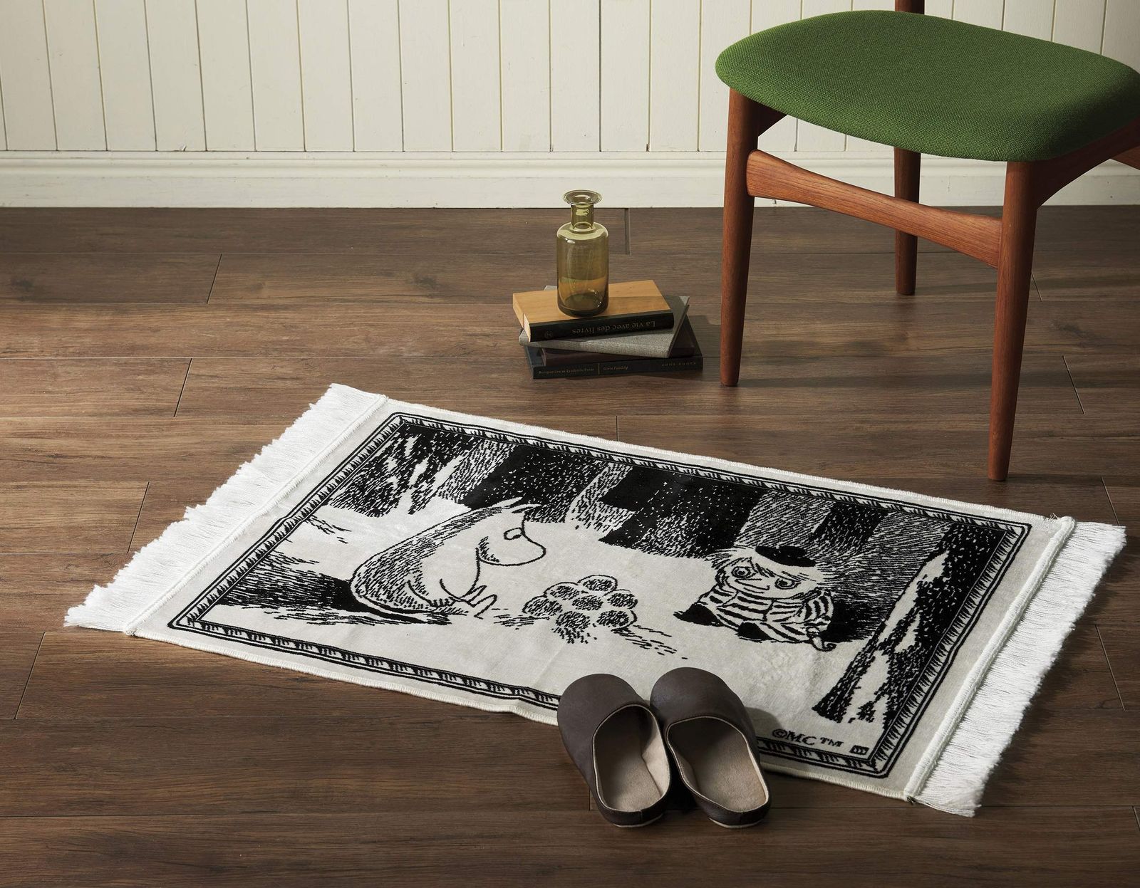 丸眞 玄関マット MOOMIN ムーミン H60×W100cm 灯りをつけて ベルギー製 1445013600