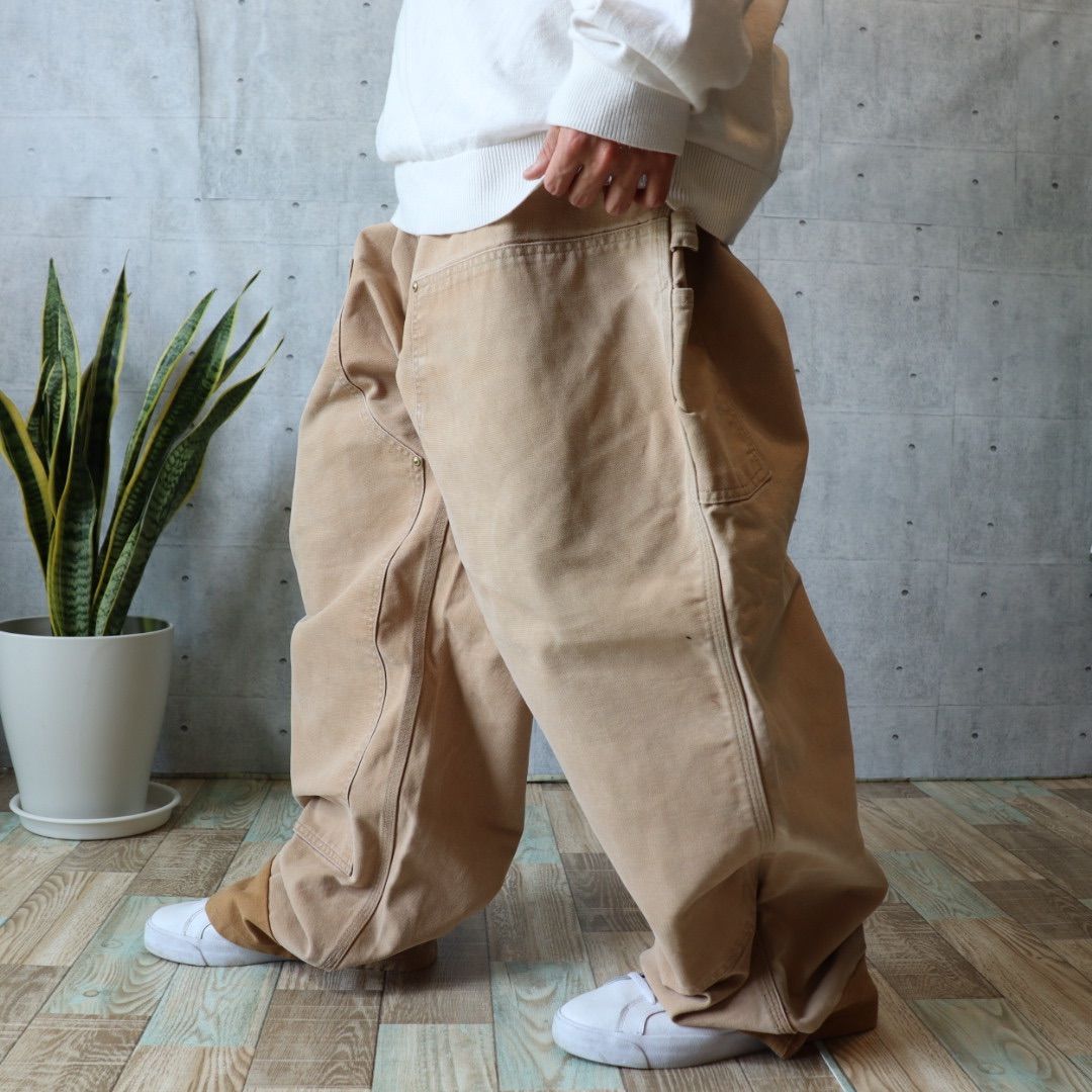 希少サイズ】Carhartt ダブルニー USA製 ペインターパンツ W50 - FIRE