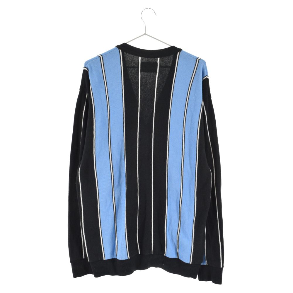 WACKOMARIA ワコマリア STRIPED CARDIGAN(BLUE)