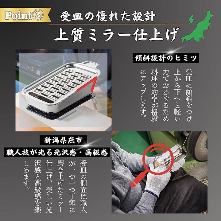 おろし器 シルバー