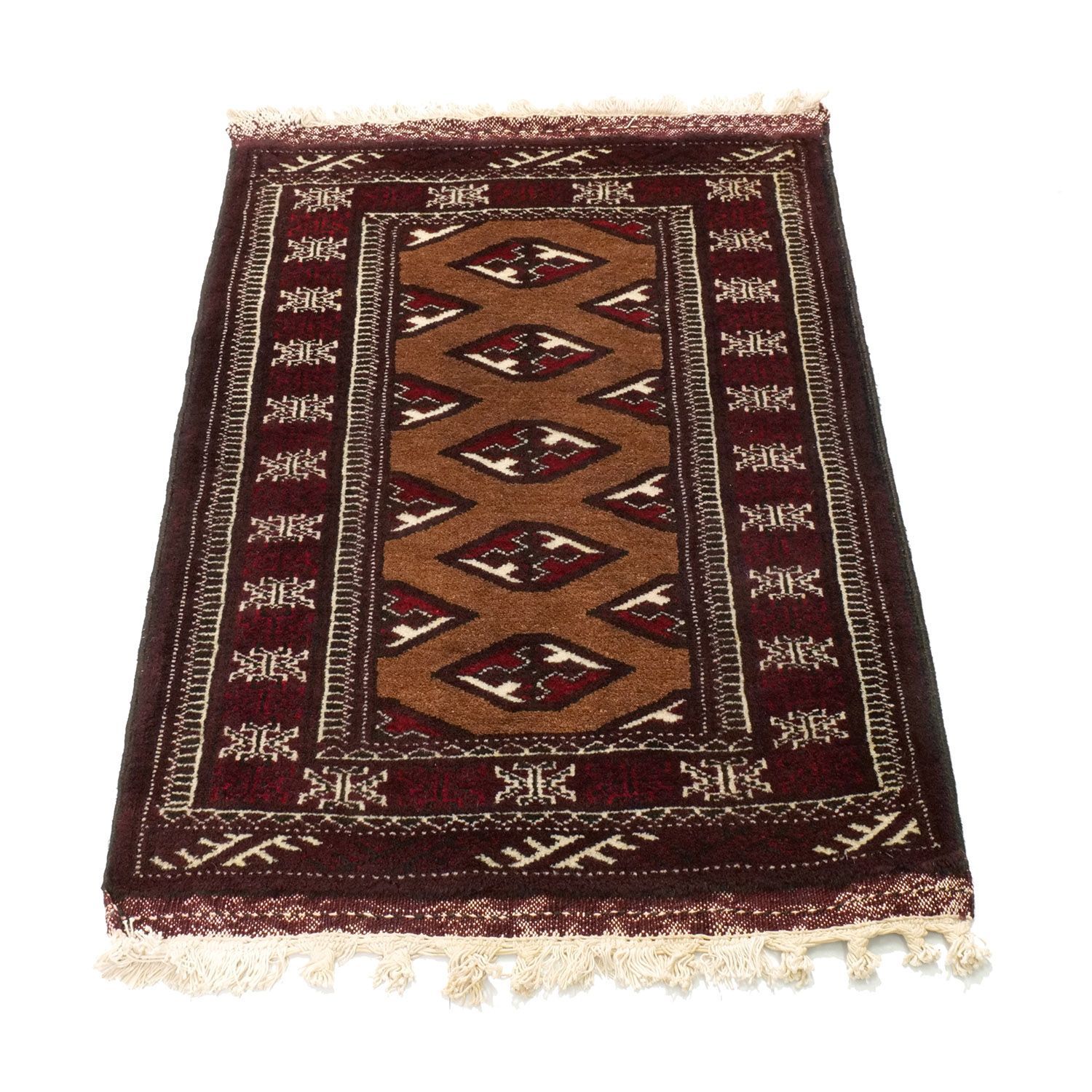 ヴィンテージラグ トルクメン　 約147cm×100cm ヴィンテージラグ トルクメン 約147cm×100cm ヴィンテージラグ