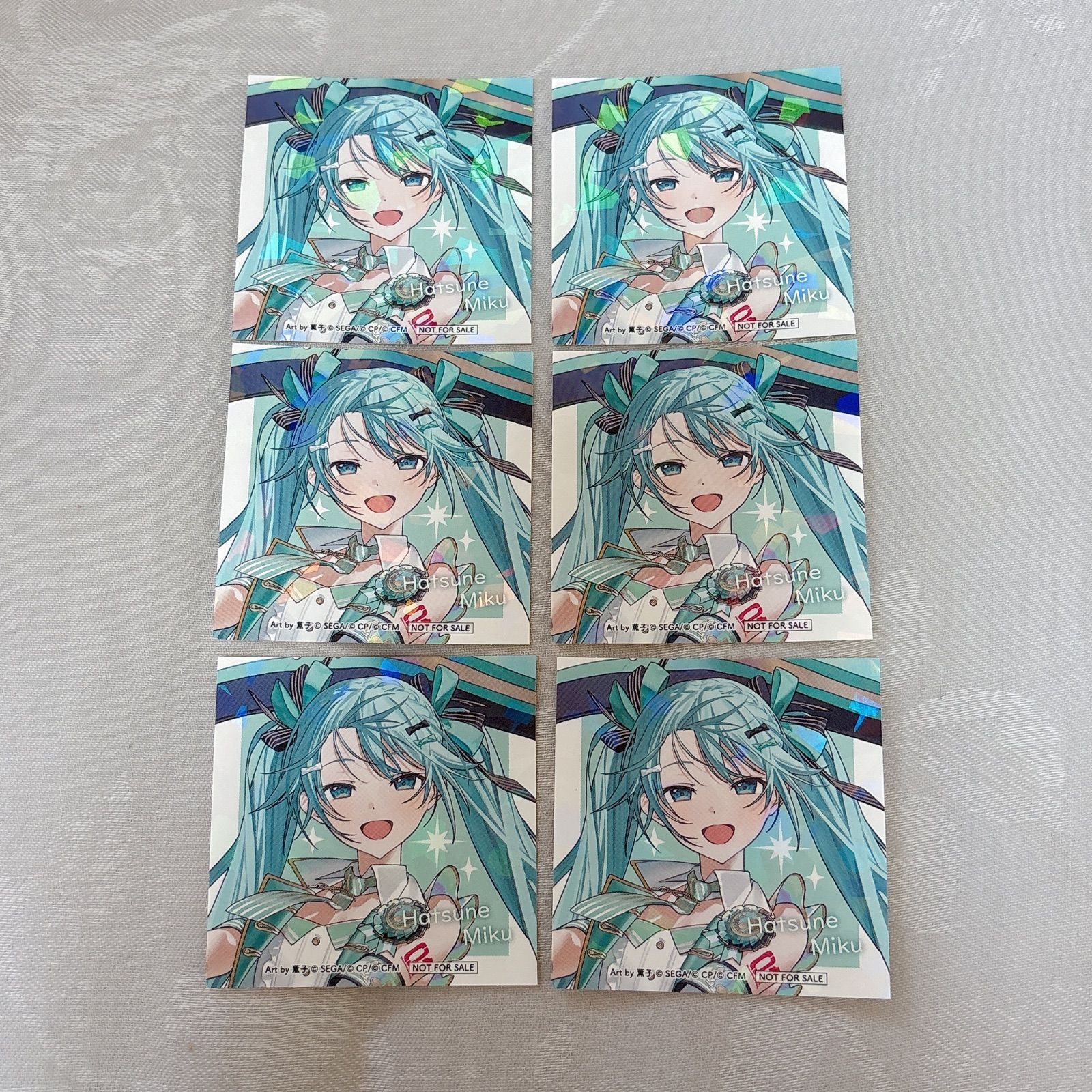 プロセカ 5th 5周年 感謝祭 特典 ホロステッカー シール 初音ミク