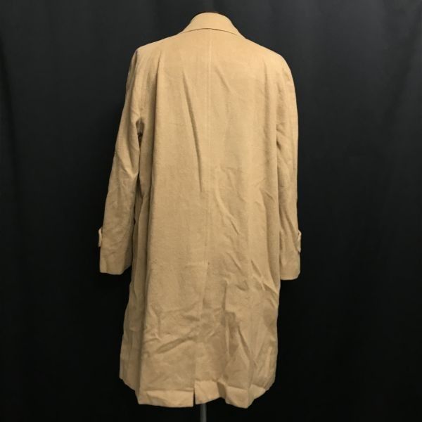 【美品】 ムーアブルック カシミヤ イングランド製 ステンカラーコート M カシミヤ100％ イングランド製【Moorbrook】ムーアブルック
