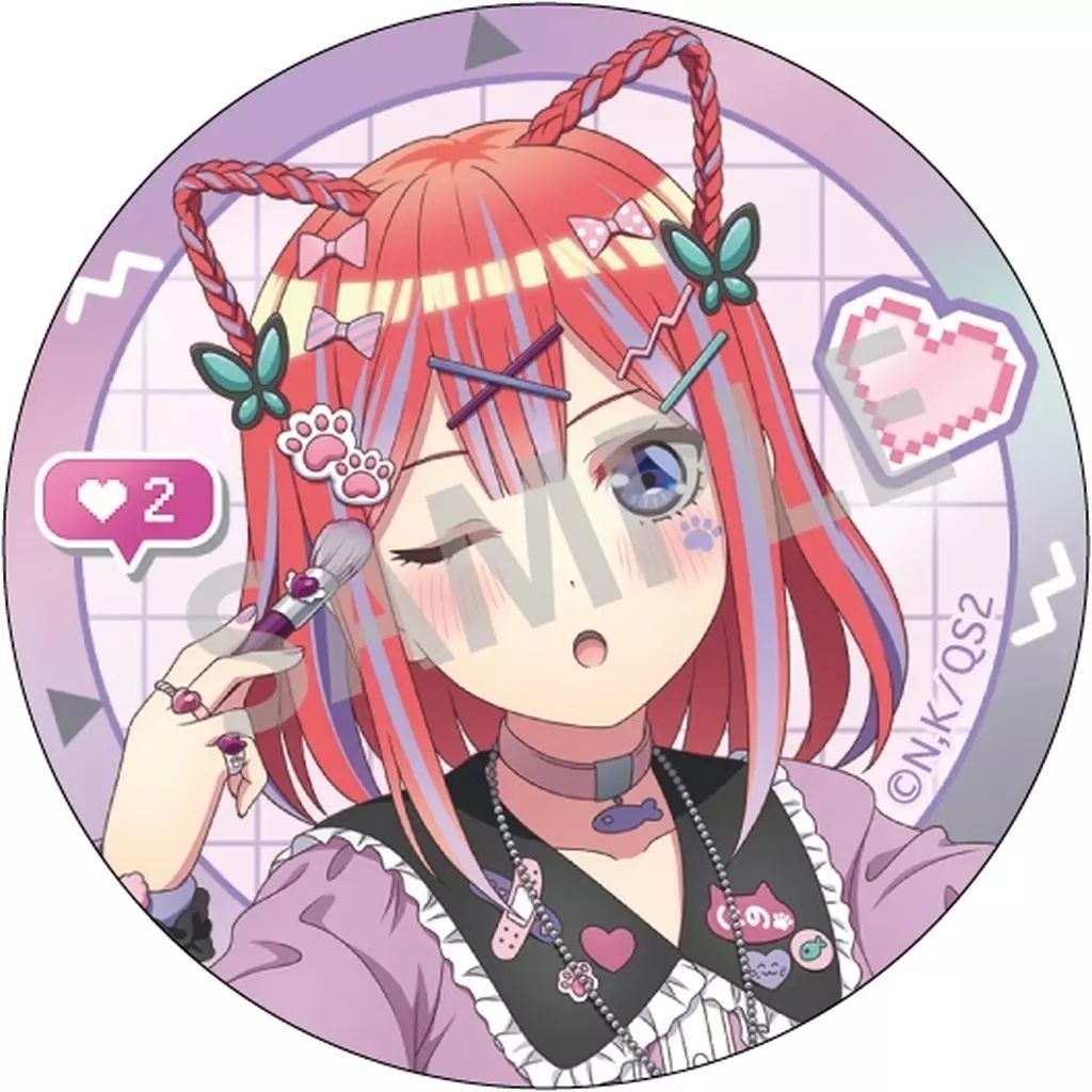 中古】バッジ・ビンズ 中野二乃(アップ) 「五等分の花嫁