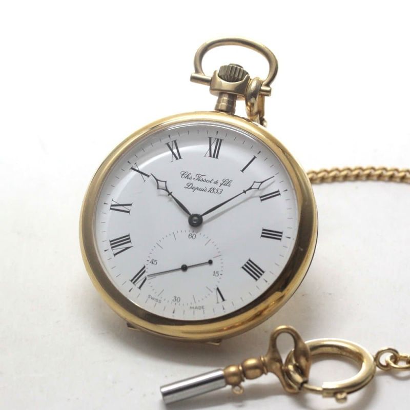 絶版モデルのティソ(TISSOT)/ヴィンテージウォッチ /ゴールドカラー/手