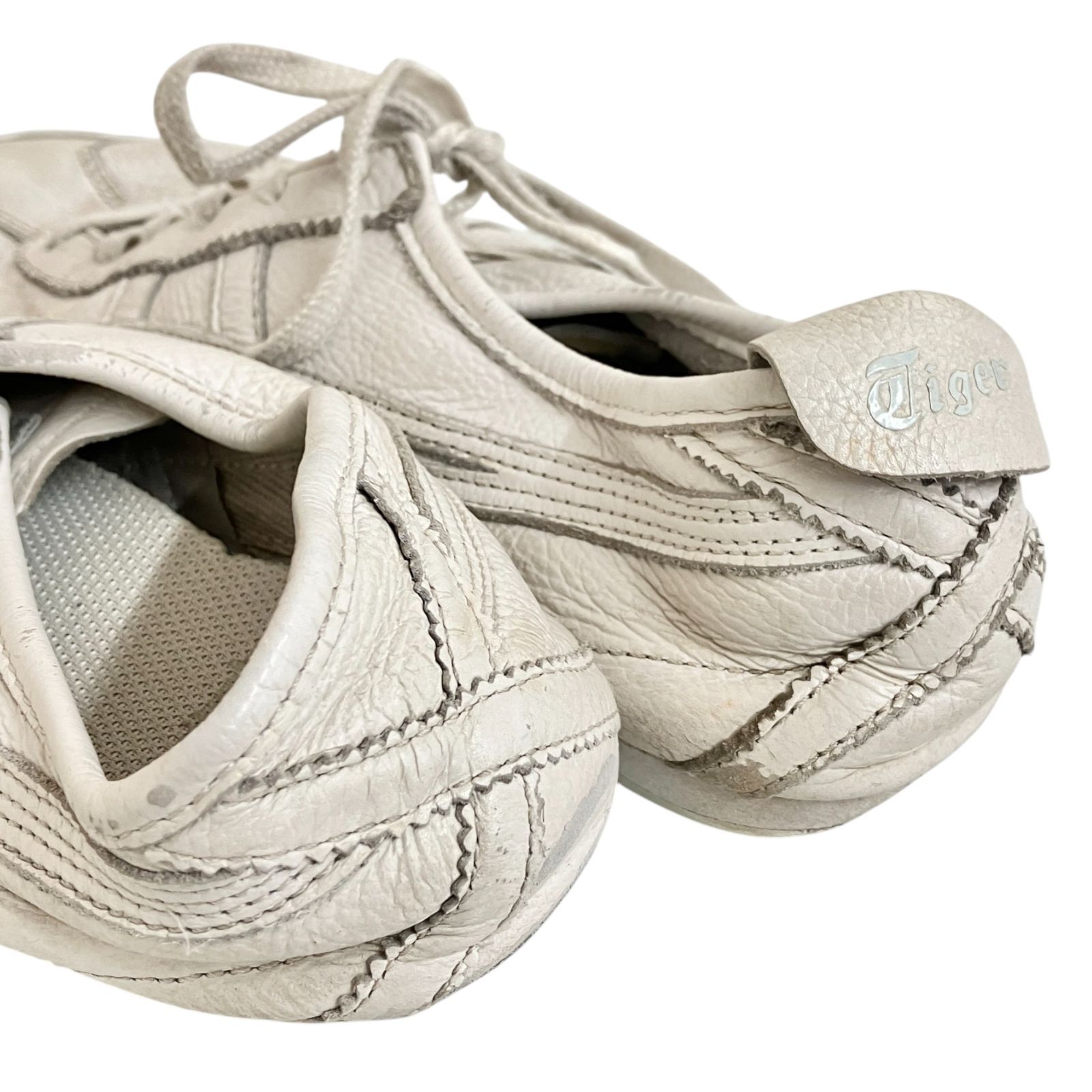 Onitsuka Tiger オニツカタイガー 白 スニーカー 24.5cm - メルカリ