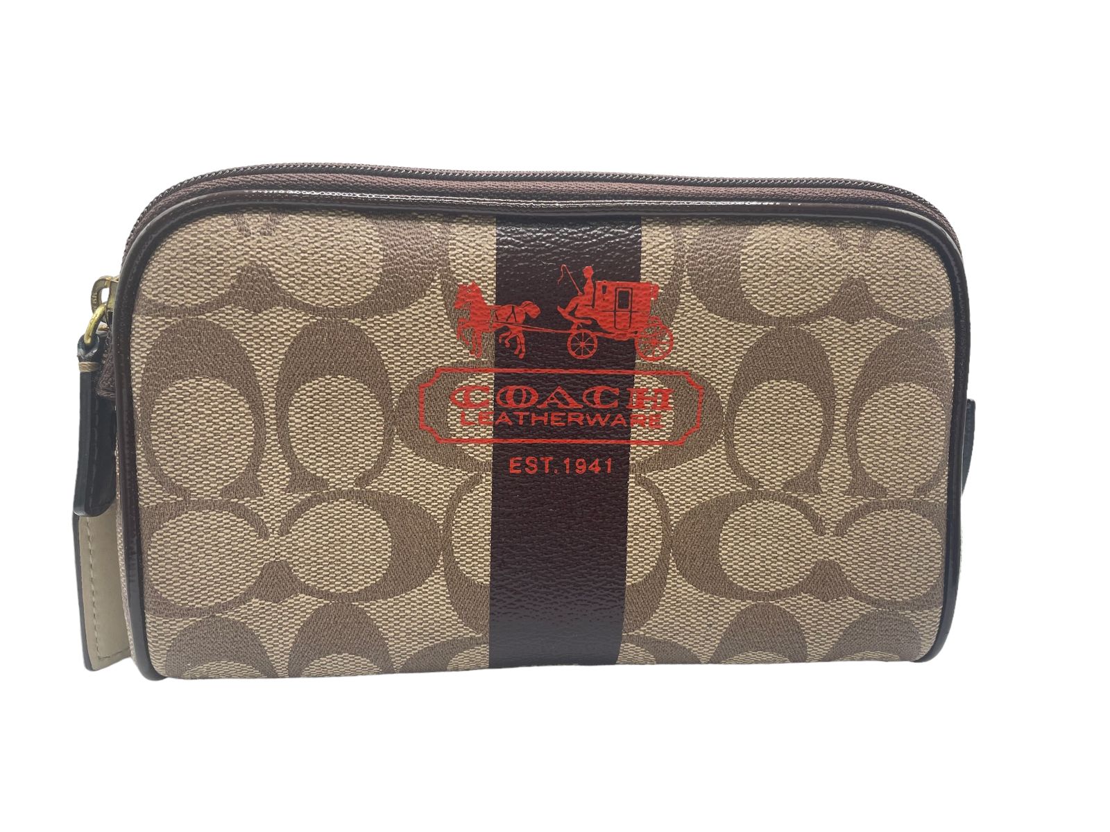 COACH コーチ ポーチ 馬車ロゴ - メルカリ