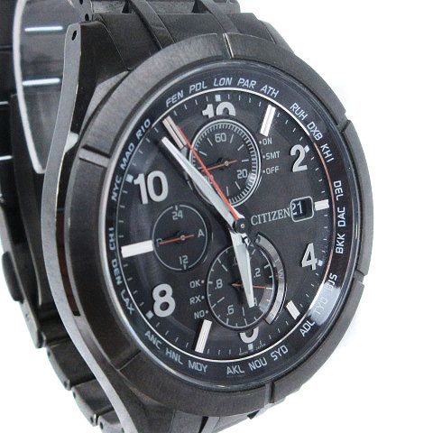 シチズン CITIZEN アテッサ ブラックチタン 腕時計 ウォッチ アナログ 