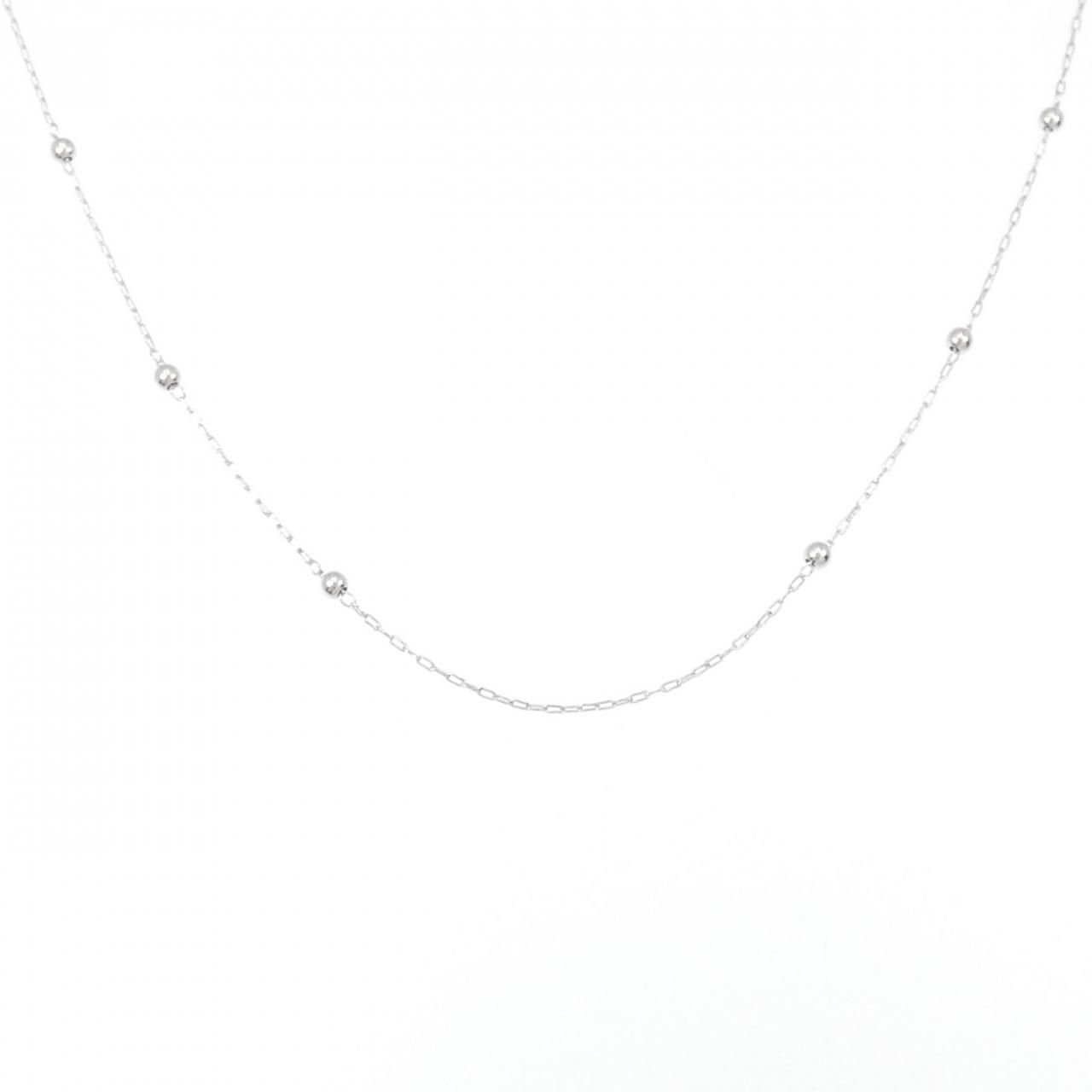 K18WG ネックレス