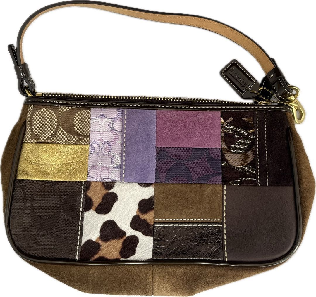 COACH コーチ 7071 アクセサリーポーチ ハンドバッグ パッチ