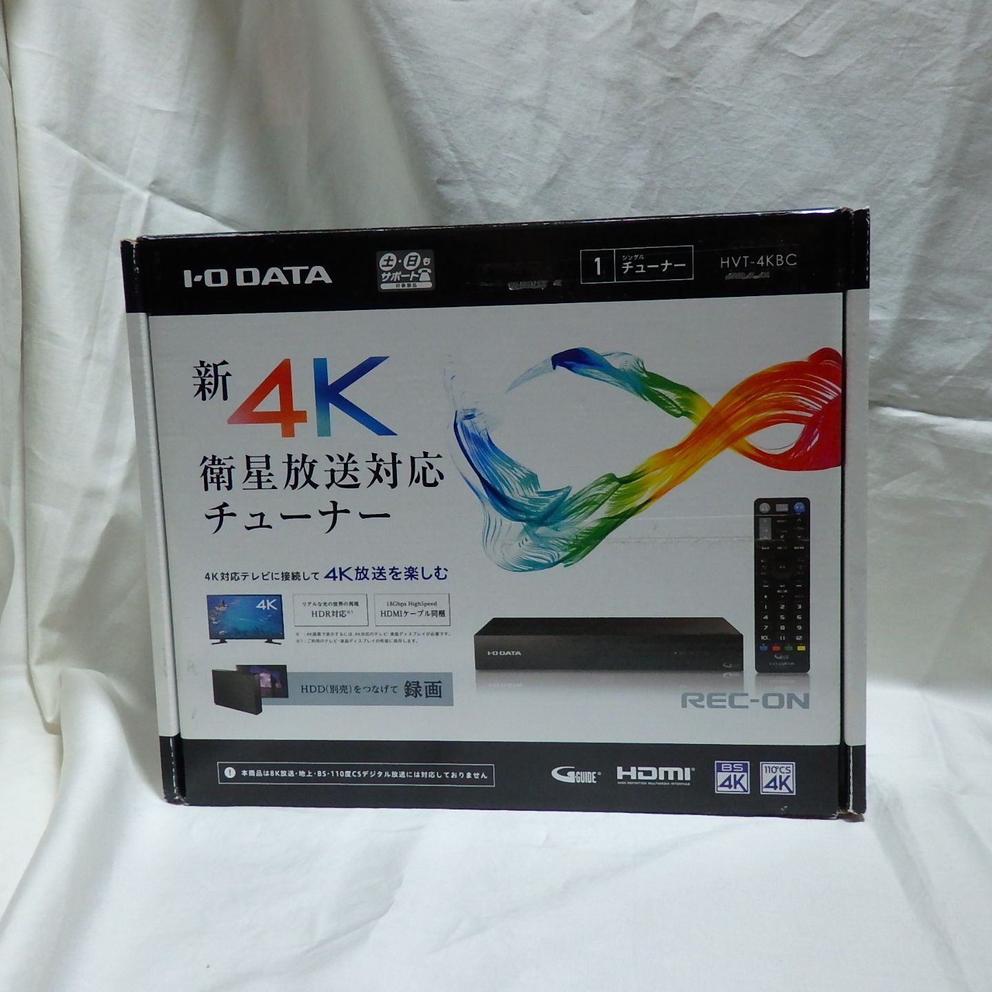 IODATA HVT-4KBC2T 新4K衛星放送対応 ハードディスクレコーダー「REC