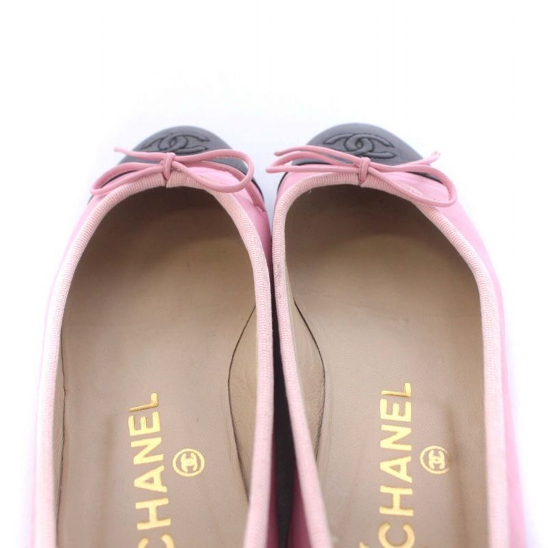 シャネル CHANEL ココマーク バレエシューズ パンプス