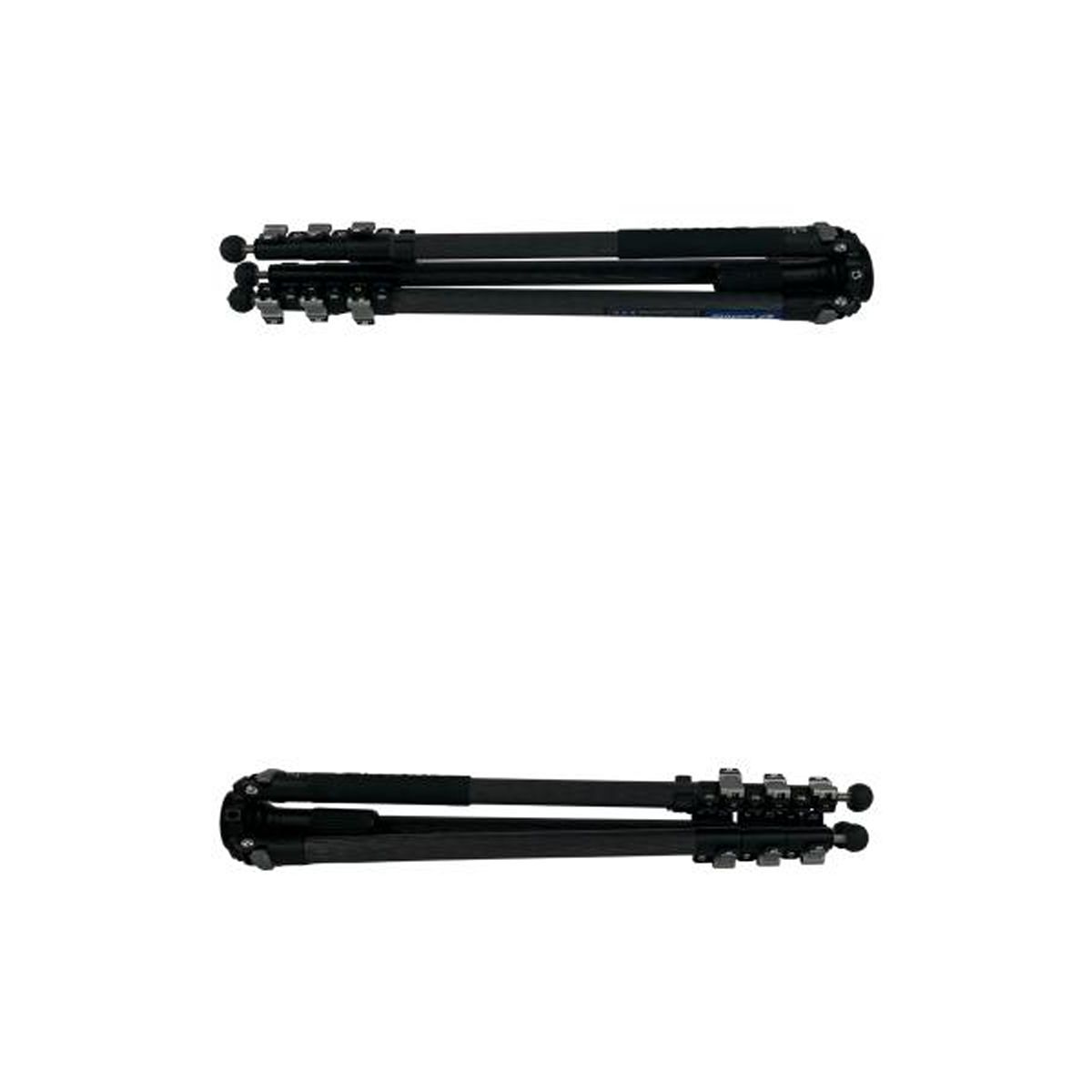  Leofoto LVM 324 C 4セクションカーボンファイバー三脚 BV 15フルードビデオヘッドキット 三脚 カメラアクセサリー