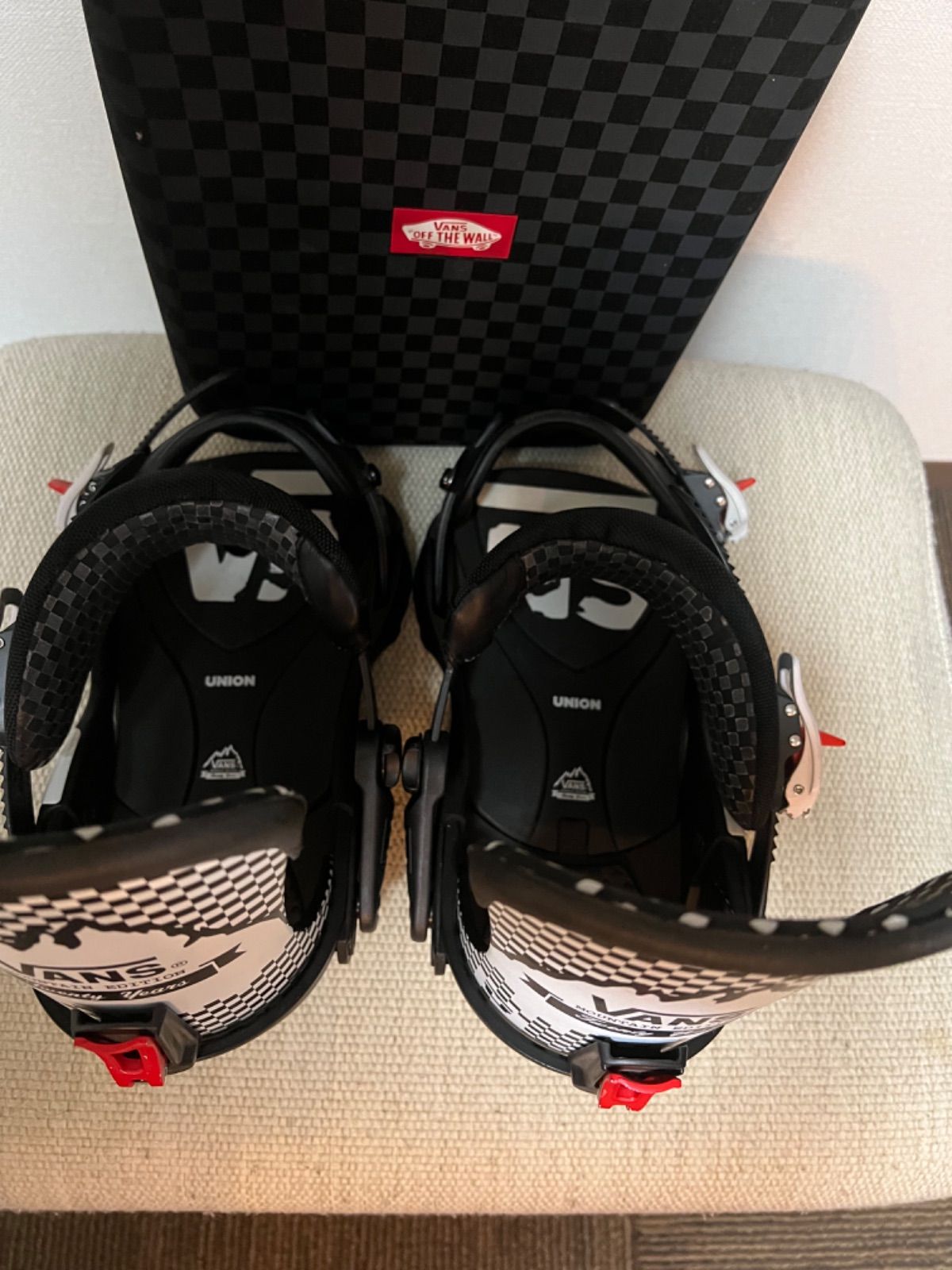 UNION BINDING VANS 20TH WHITE BLACK RED ユニオン バインディング