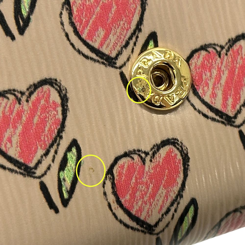 プラダ PRADA 財布 レディース ブランド 三つ折り財布 レザー  