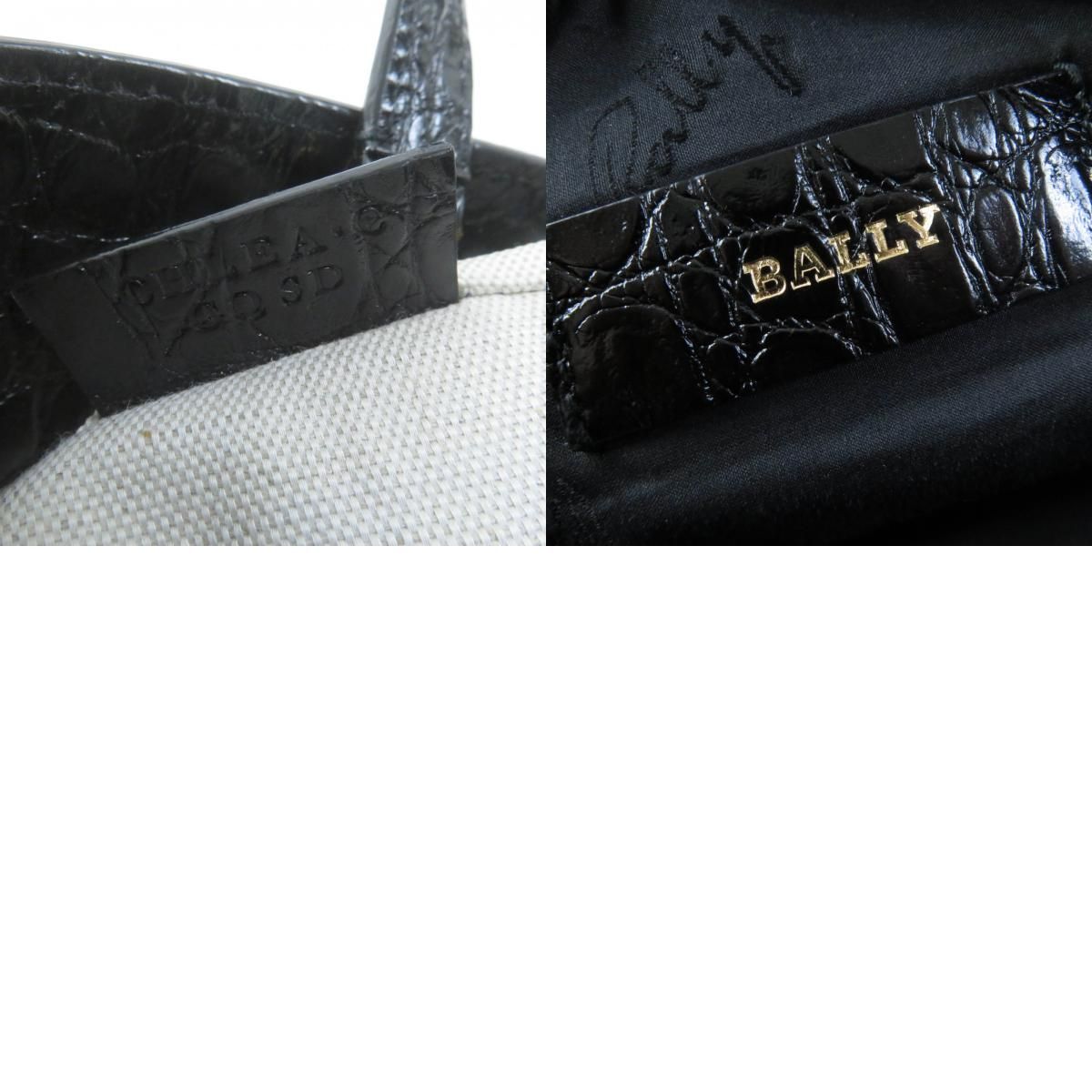 極美品☆BALLY バリー CHLEA.C  レザー 2WAY ハンドバッグ ショルダーバッグ ブラック 保存袋付き イタリア製 レディース