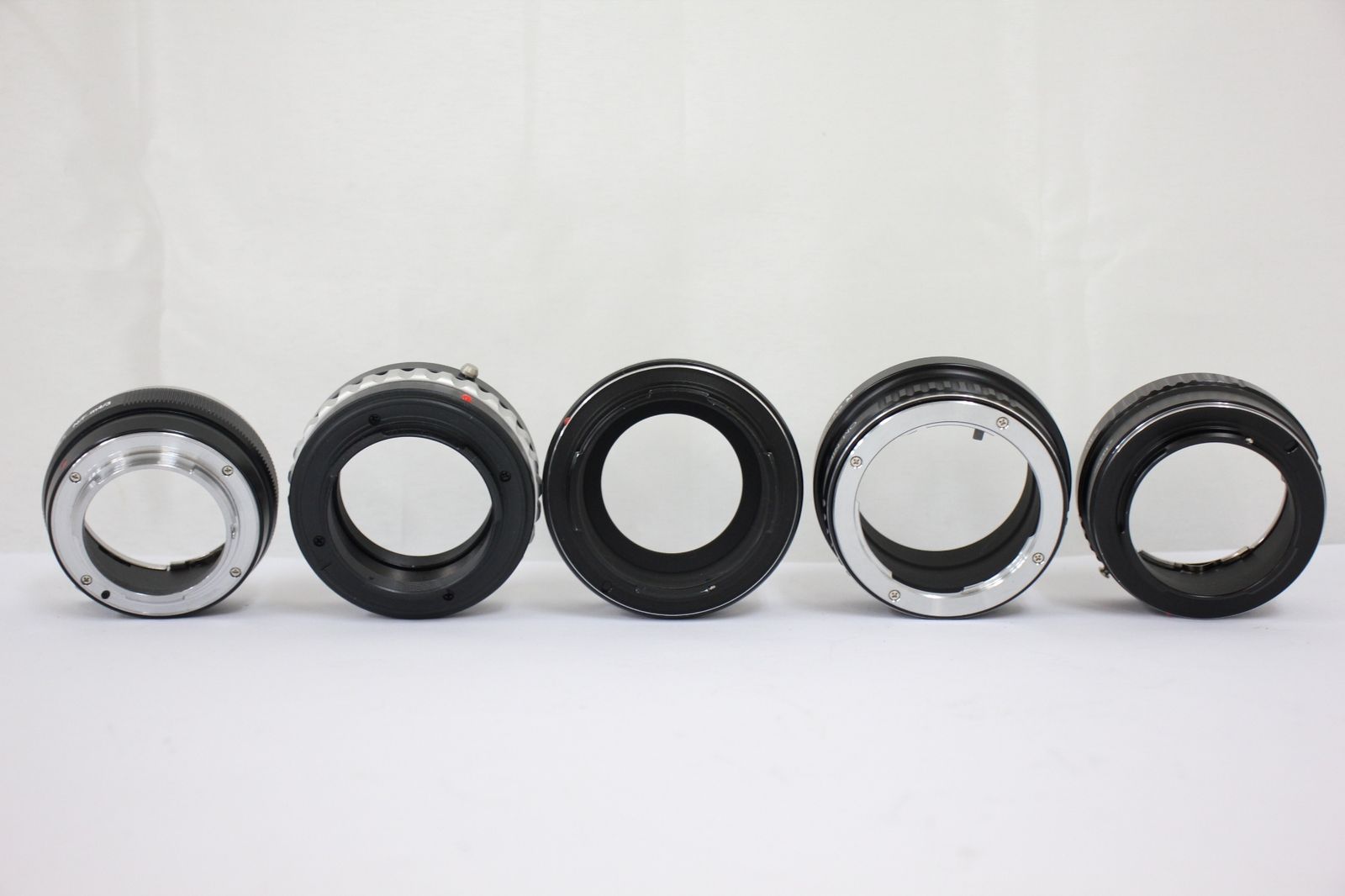 オーソドックスな 返品保証 5点まとめ K-F CONCEPT C Y-NEX NIK G -NIK Z OM-NIK Z など マウントアダプター M7627 【100％品質保障!】