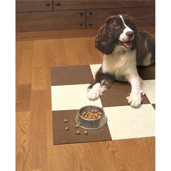 まとめ おくだけ吸着撥水タイルマット 8枚入 ブラウン ペット用品 ×30セット STEELWINDOWSANDDOORS_COM