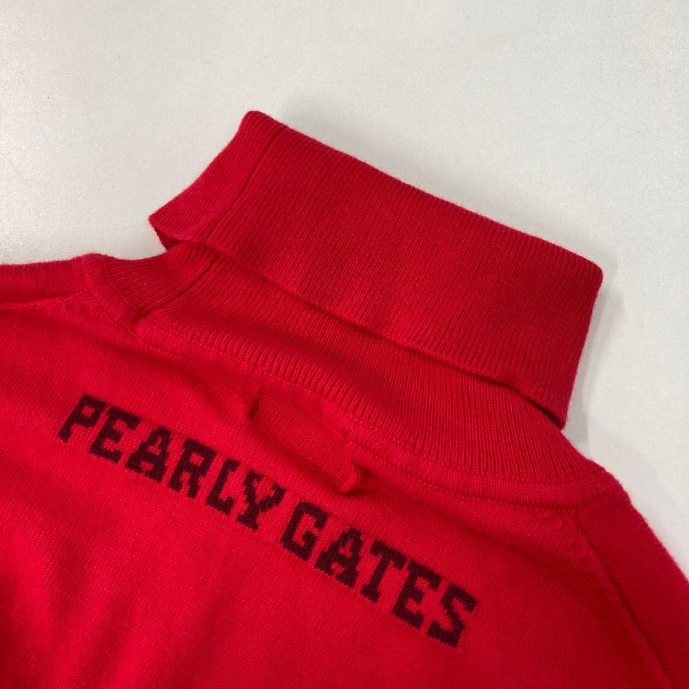 パーリーゲイツニットセーター サイズ：4 PEARLY GATES パーリーゲイツ タートルネック ニット