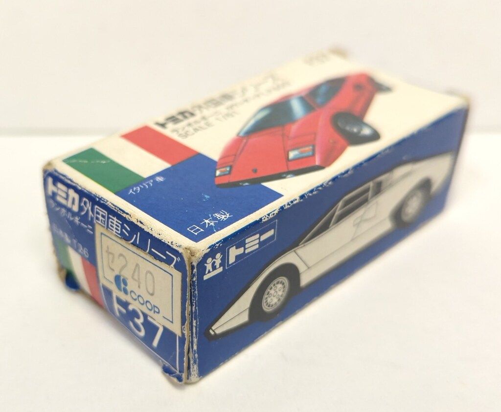 トミカ・青箱F37・ランボルギーニカウンタックLP400・日本製当時物